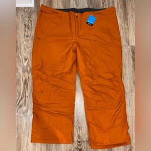 Columbia Men's Rust/copper ski Pants….size 4X NWT⛷️⛷️